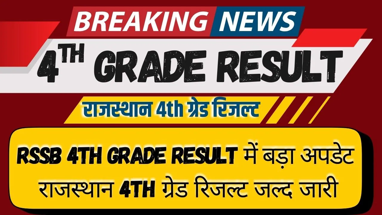 Rajasthan 4th Grade Result 2026