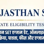 Rajasthan SET Exam Notification