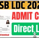 RSSB LDC Admit Card 2026
