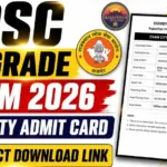 RPSC 2nd Grade Teacher Admit Card 2026